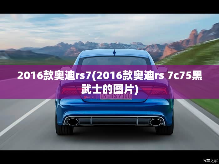 2016款奥迪rs7(2016款奥迪rs 7c75黑武士的图片) 2016款奥迪rs7(2016款奥迪rs 7c75黑武士的图片)