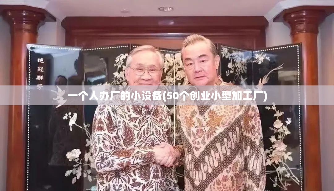 一个人办厂的小设备(50个创业小型加工厂) 一个人办厂的小设备(50个创业小型加工厂)