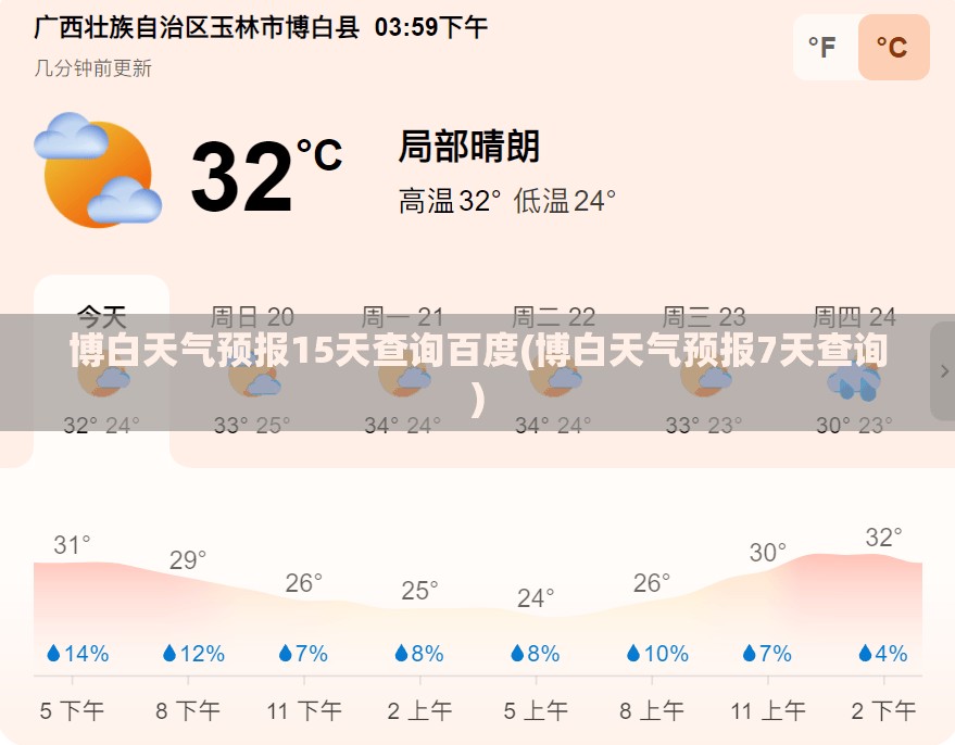 博白天气预报15天查询百度(博白天气预报7天查询)