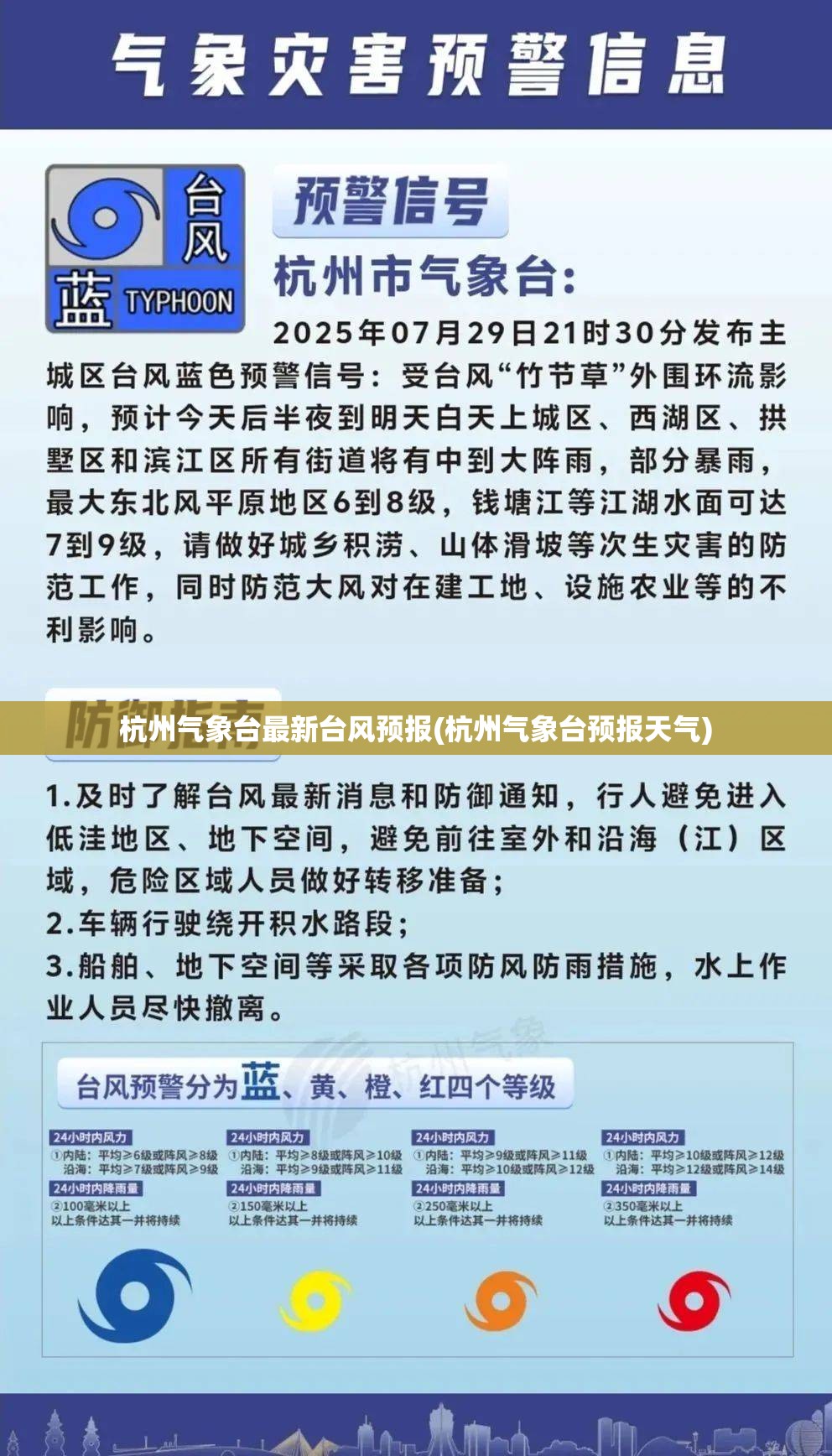 杭州气象台最新台风预报(杭州气象台预报天气)
