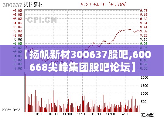 【扬帆新材300637股吧,600668尖峰集团股吧论坛】 【扬帆新材300637股吧,600668尖峰集团股吧论坛】