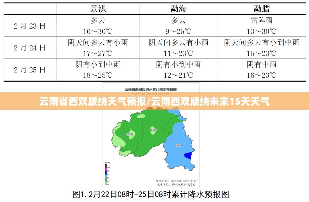 云南省西双版纳天气预报/云南西双版纳未来15天天气