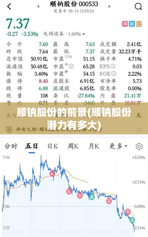 顺钠股份的前景(顺钠股份潜力有多大) 顺钠股份的前景(顺钠股份潜力有多大)