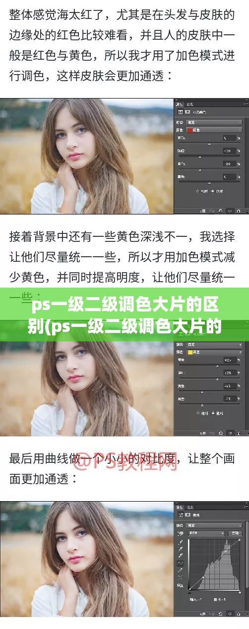 ps一级二级调色大片的区别(ps一级二级调色大片的区别牡丹金瓶梅)