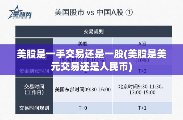 美股是一手交易还是一股(美股是美元交易还是人民币)
