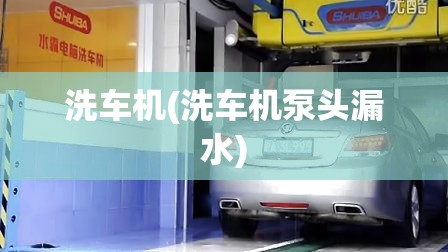 洗车机(洗车机泵头漏水) 洗车机(洗车机泵头漏水)
